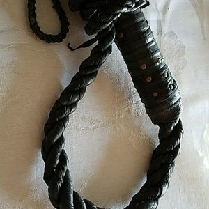 Bullwhip, 6-foot, with wrist strap,handmade